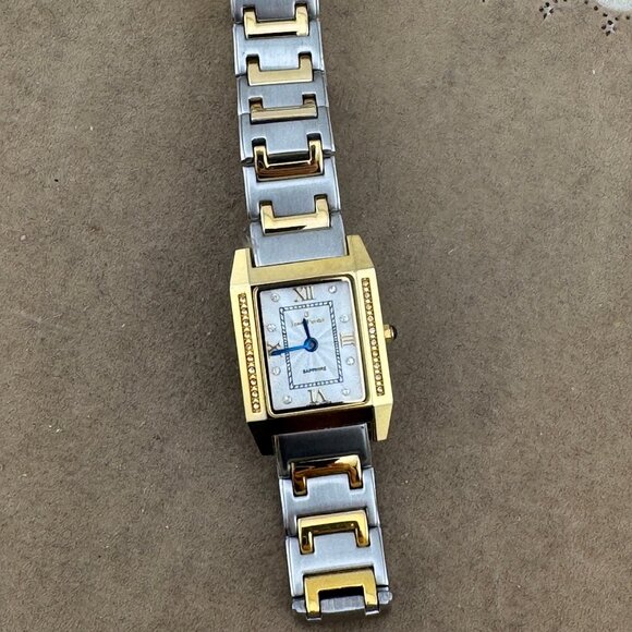 Vintage Jean Fendi Tank Style Swiss Made Watch Sapphire Crystal Roman Numerals - Picture 4 of 8